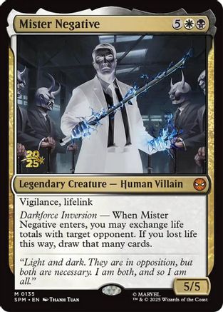 Mister Negative (Prerelease) (135) Foil - Marvel's Spider-Man