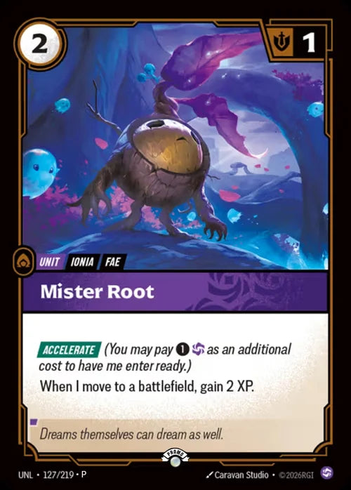Mister Root (127) Foil - Riftbound Promotional Cards