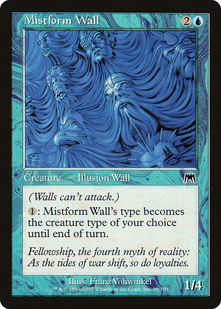 Mistform Wall (099) Foil - Onslaught