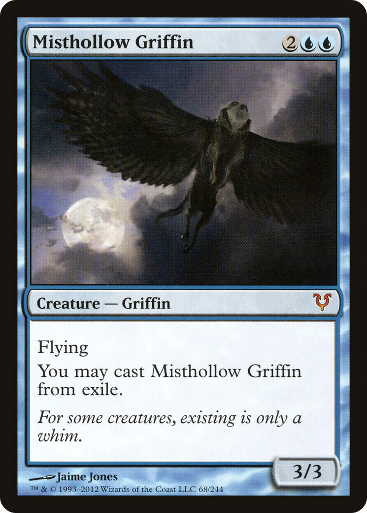 Misthollow Griffin (068) Foil - Avacyn Restored