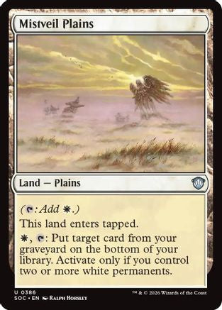 Mistveil Plains (386) - Commander: Secrets of Strixhaven