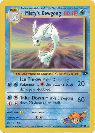 Misty's Dewgong (54) (Unlimited) - Gym Challenge