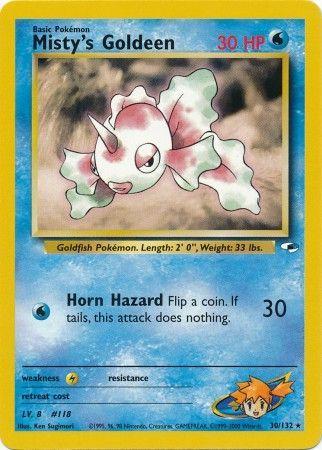 Misty's Goldeen (30) (Unlimited) - Gym Heroes