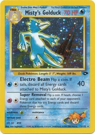 Misty's Golduck (12) (Unlimited) Holofoil - Gym Challenge