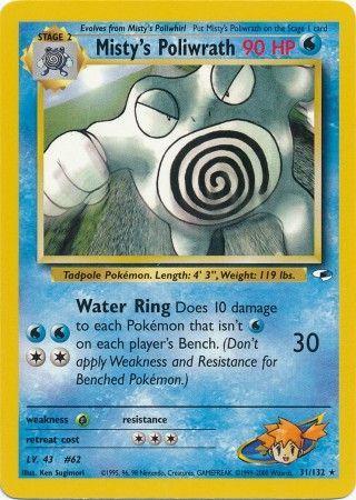 Misty's Poliwrath (31) (Unlimited) - Gym Heroes
