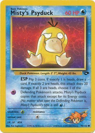 Misty's Psyduck (90) (Unlimited) - Gym Challenge