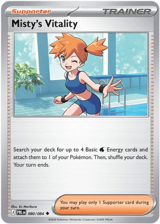 Misty's Vitality (80) Reverse Holofoil - Pitch Black