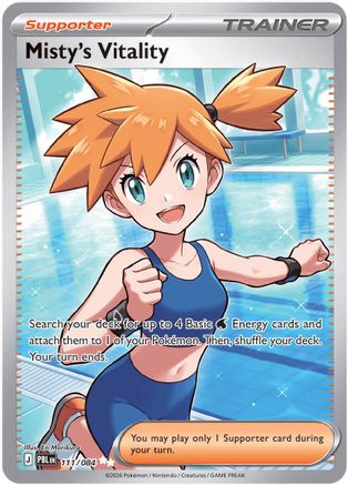 Misty's Vitality (Full Art) (111) Holofoil - Pitch Black