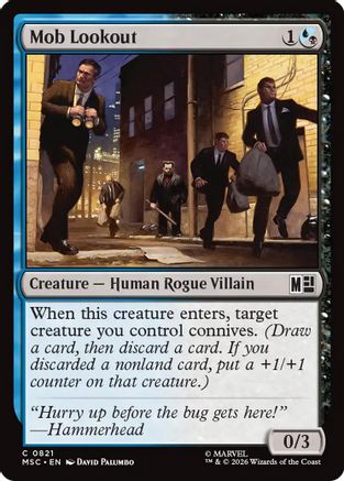 Mob Lookout (821) - Commander: Marvel Super Heroes