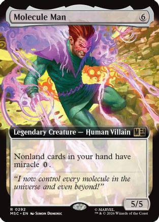 Molecule Man (Extended Art) (292) - Commander: Marvel Super Heroes