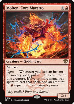 Molten-Core Maestro (125) Foil - Secrets of Strixhaven