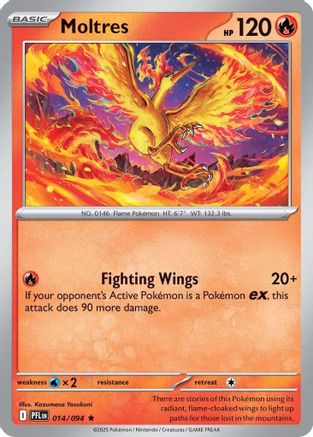 Moltres (14) Holofoil - Phantasmal Flames