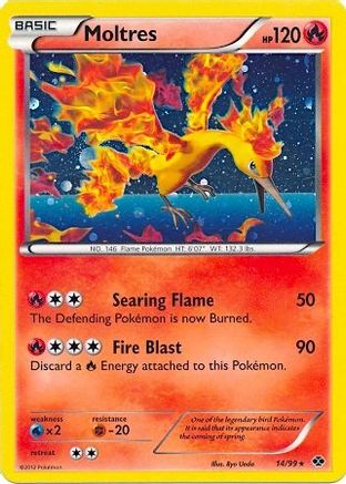 Moltres (Cosmos Holo) (Blister Exclusive) (14) Holofoil - Next Destinies