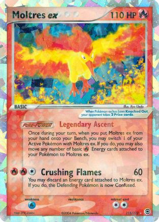 Moltres ex (115) Holofoil - FireRed & LeafGreen