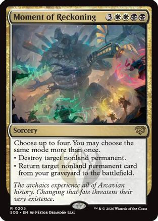 Moment of Reckoning (205) Foil - Secrets of Strixhaven