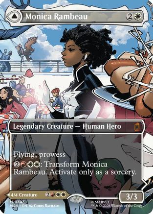 Monica Rambeau // Photon, Living Light (Borderless) (345) - Marvel Super Heroes