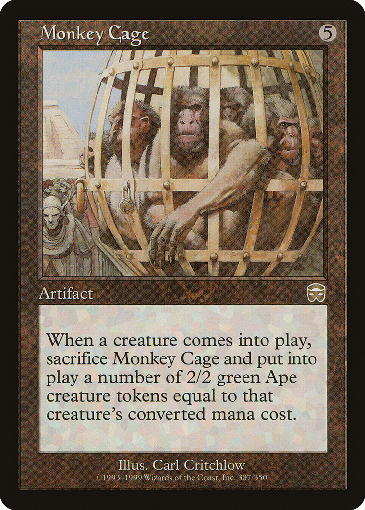 Monkey Cage (307) Foil - Mercadian Masques