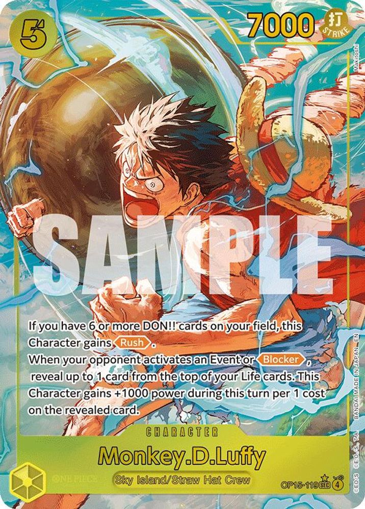 Monkey.D.Luffy (Alternate Art) (OP15-119) Foil