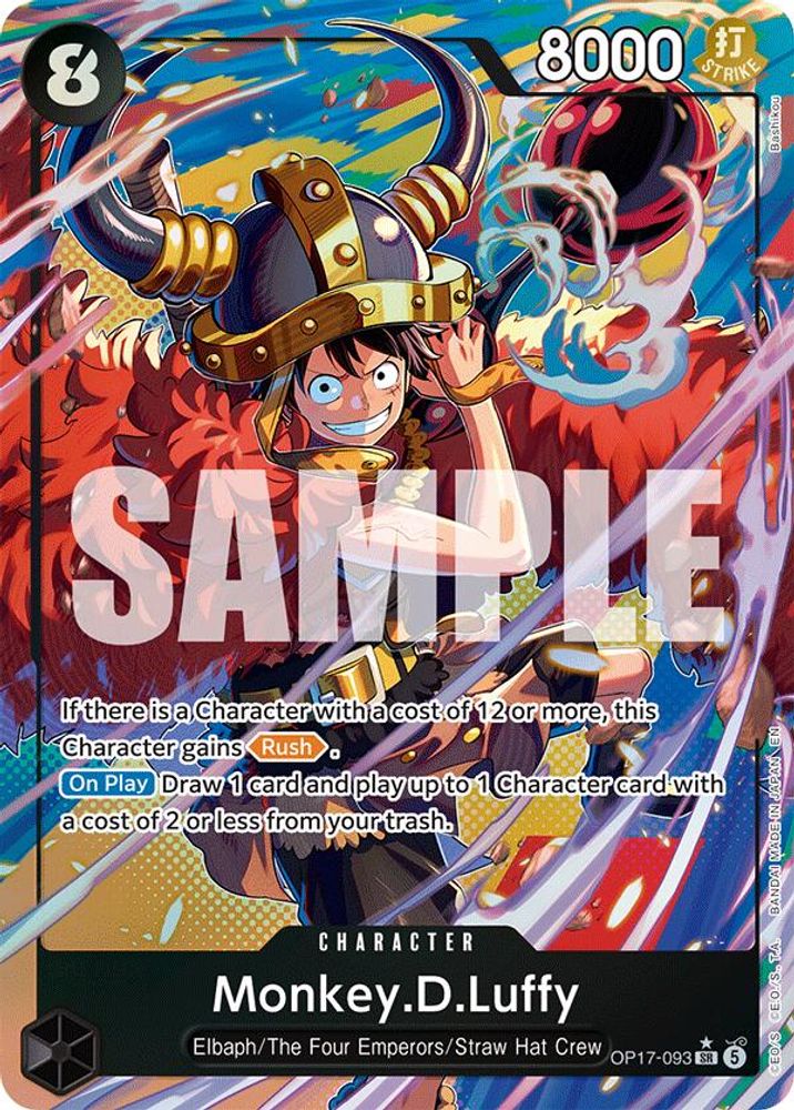Monkey.D.Luffy (Alternate Art) (OP17-093) Foil