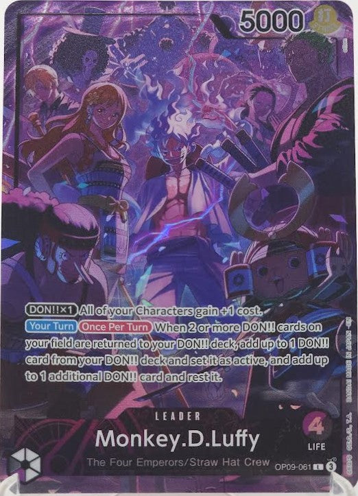 Monkey.D.Luffy (English Version 2nd Anniversary Set) (OP09-061) Foil