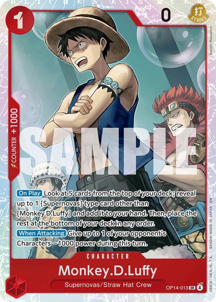 Monkey.D.Luffy (OP14-013) Foil