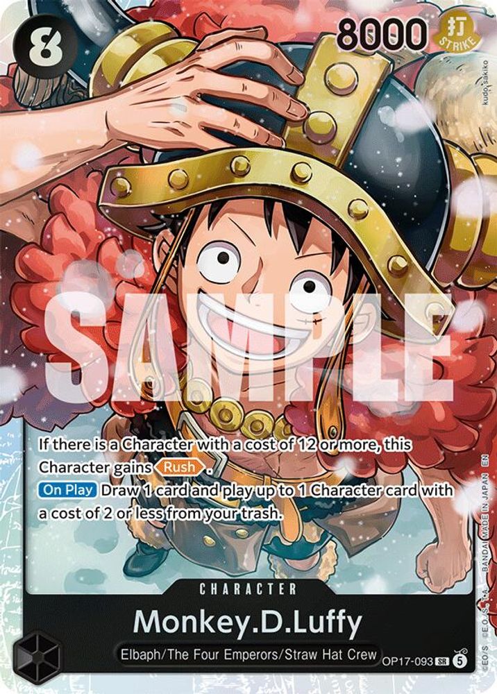 Monkey.D.Luffy (OP17-093) Foil