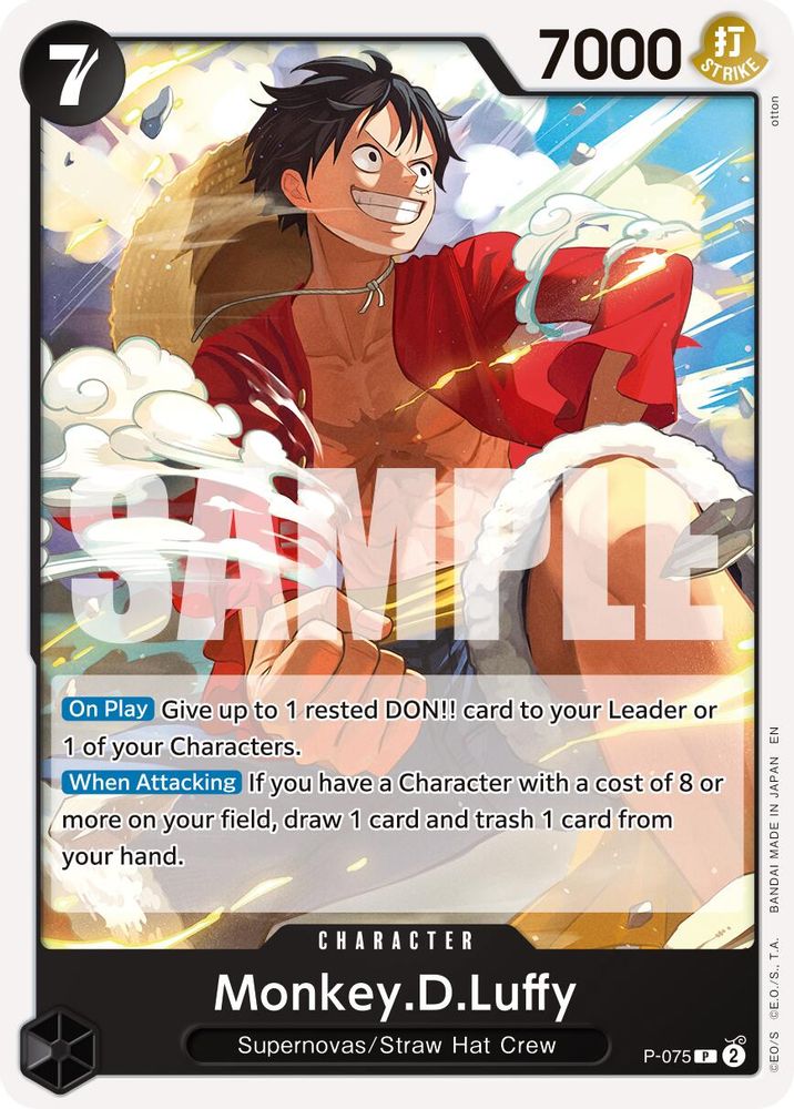 Monkey.D.Luffy (Reprint) (P-075)