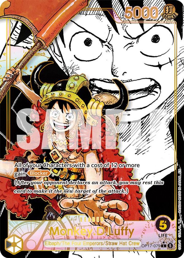 Monkey.D.Luffy (Super Leader Alternate Art) (OP17-079) Foil