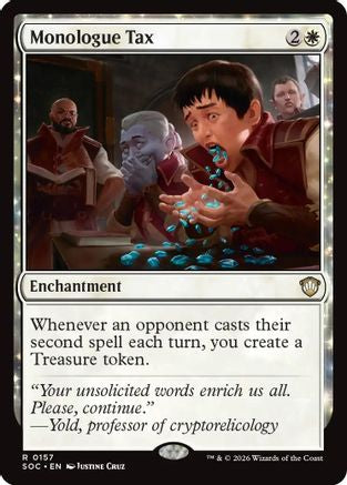 Monologue Tax (157) - Commander: Secrets of Strixhaven