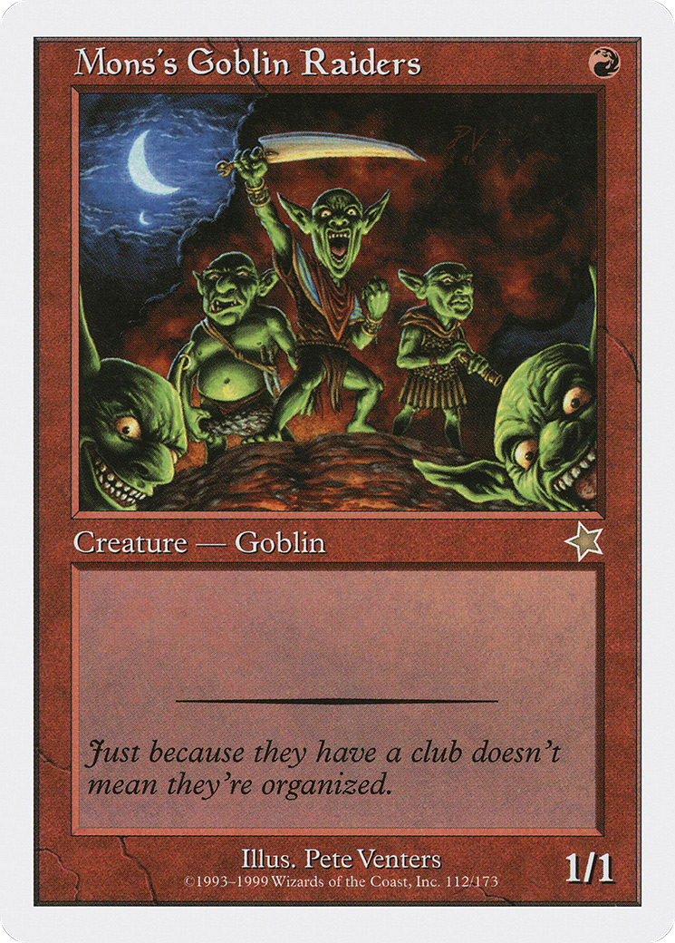 Mons's Goblin Raiders (112) - Starter 1999