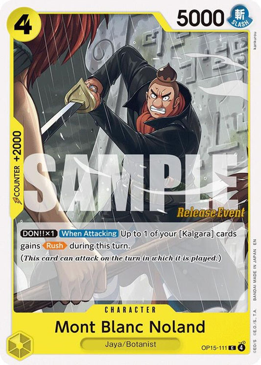 Mont Blanc Noland (OP15-111) Release Event Cards