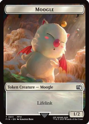Moogle // Copy Double-Sided Token (11 // 1) - FINAL FANTASY