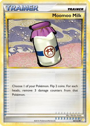 Moomoo Milk (94) Reverse Holofoil - HeartGold & SoulSilver