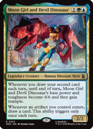 Moon Girl and Devil Dinosaur (223) Foil - Marvel Super Heroes