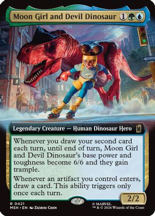 Moon Girl and Devil Dinosaur (Extended Art) (421) Foil - Marvel Super Heroes