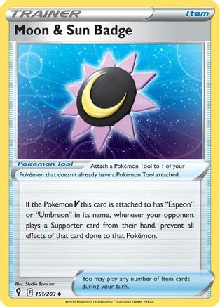 Moon & Sun Badge (151) - Evolving Skies