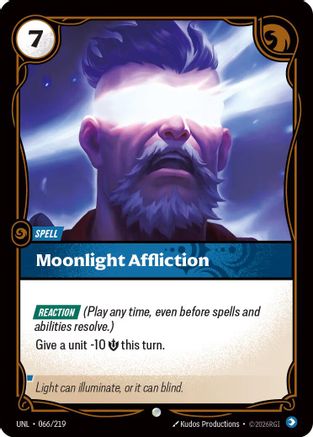 Moonlight Affliction (066) Foil - Unleashed