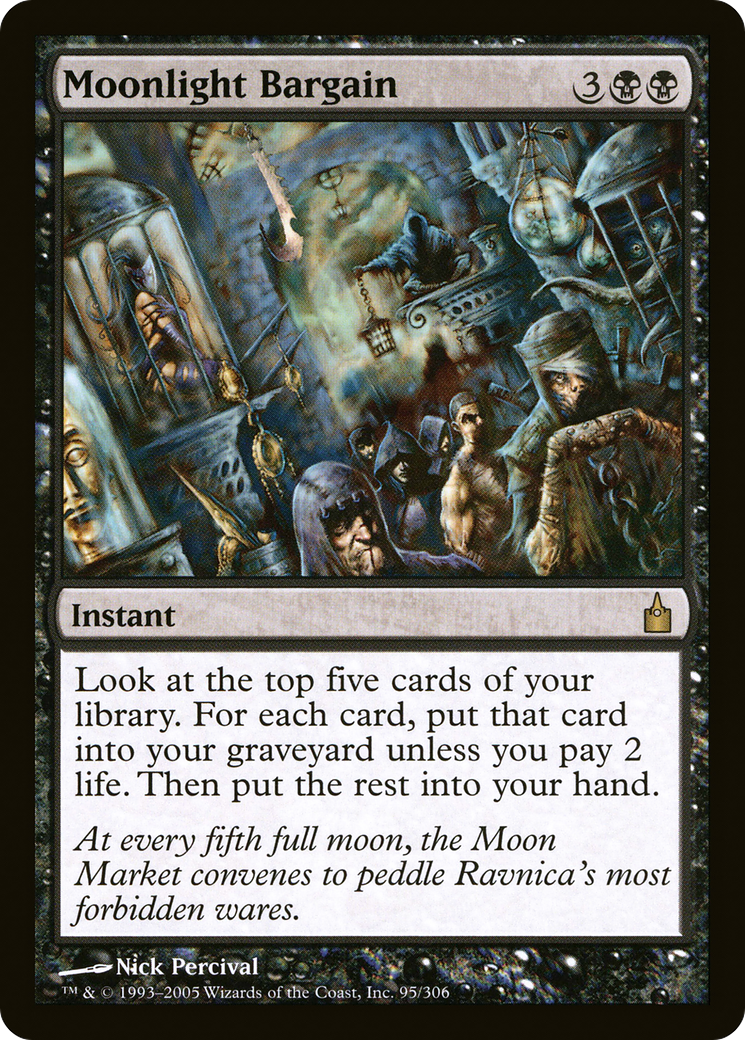 Moonlight Bargain (095) Foil - Ravnica: City of Guilds