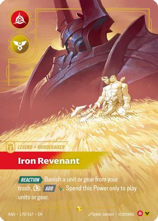 Mordekaiser, Iron Revenant (Overnumbered) (170) Foil - Radiance