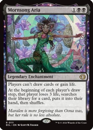 Mornsong Aria (Promo Pack) (111) Foil - Lorwyn Eclipsed