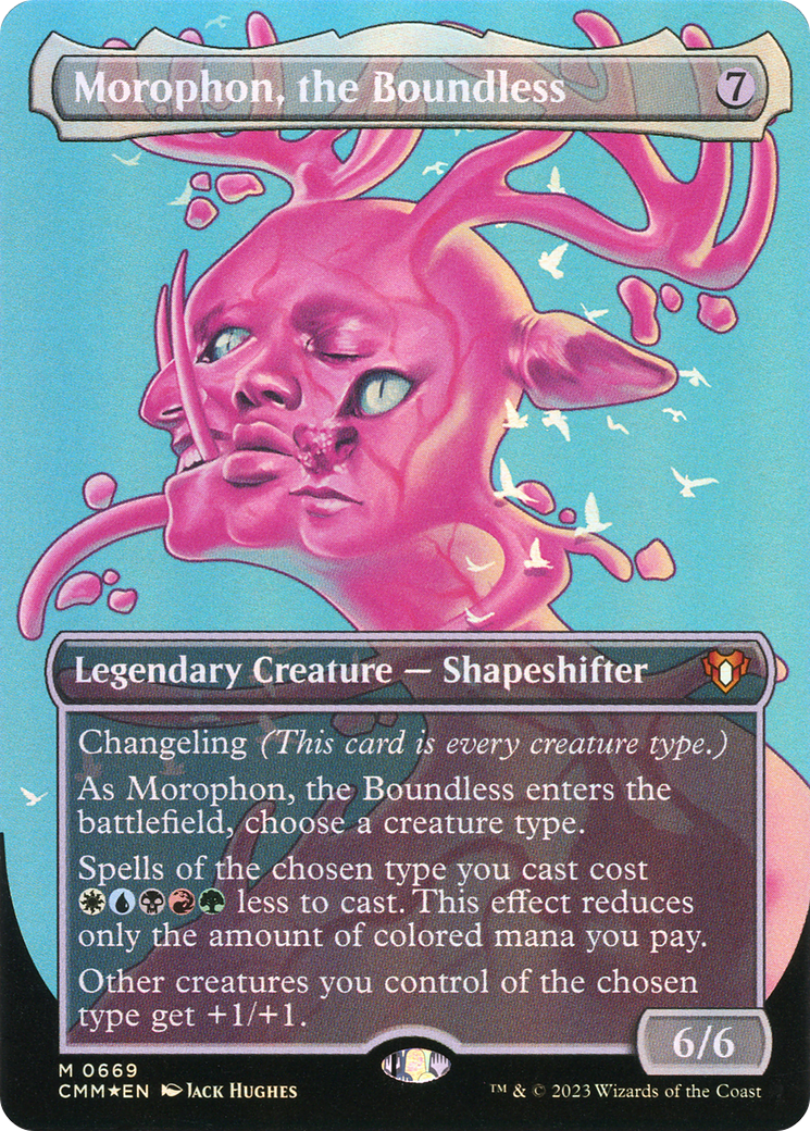 Morophon, the Boundless (Textured) (1058) Foil - Commander Masters