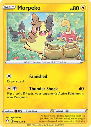 Morpeko (35) Reverse Holofoil - Shining Fates