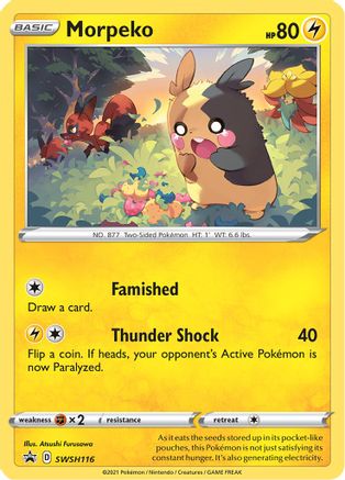 Morpeko (SWSH116) Holofoil - Black Star Promos