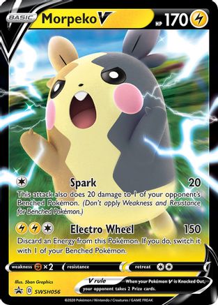 Morpeko V (SWSH056) Holofoil - Black Star Promos