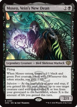 Moseo, Vein's New Dean (091) Foil - Secrets of Strixhaven