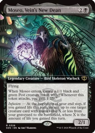 Moseo, Vein's New Dean (Extended Art) (326) Foil - Secrets of Strixhaven
