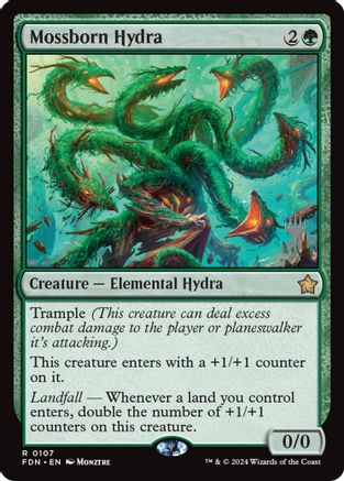 Mossborn Hydra (Promo Pack) (107) Foil - Lorwyn Eclipsed