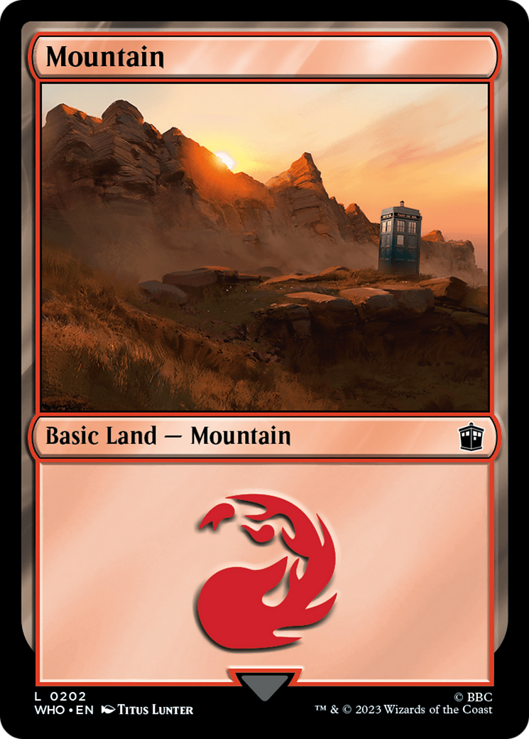Mountain (202) Foil - Doctor Who