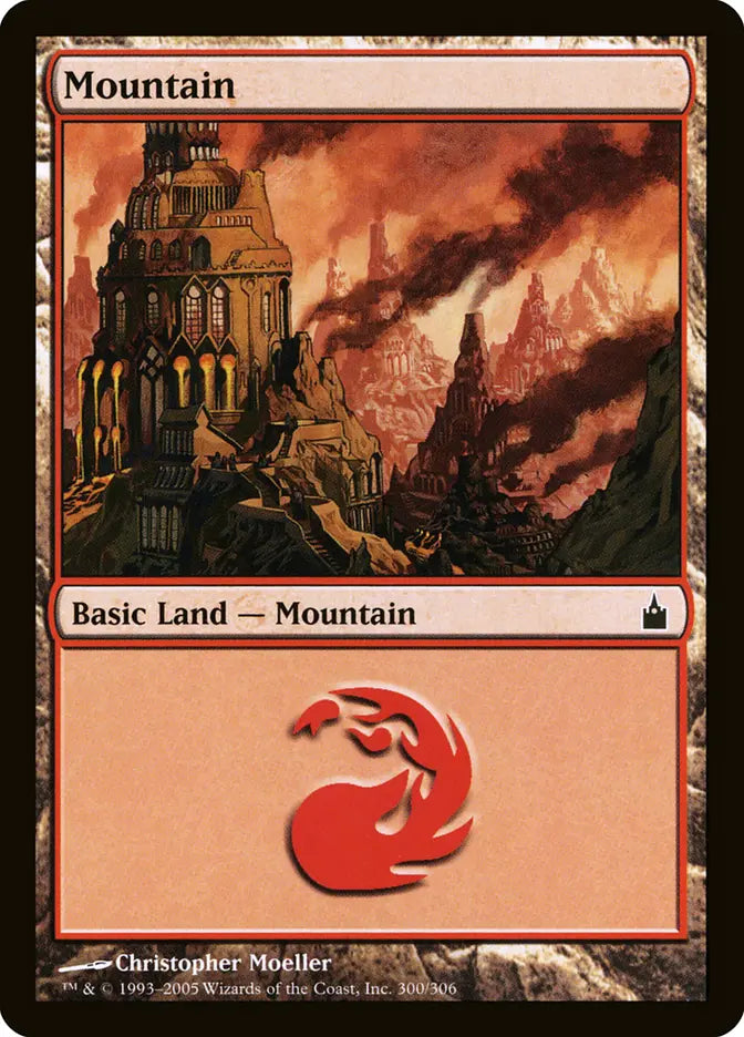 Mountain (300) Foil - Ravnica: City of Guilds