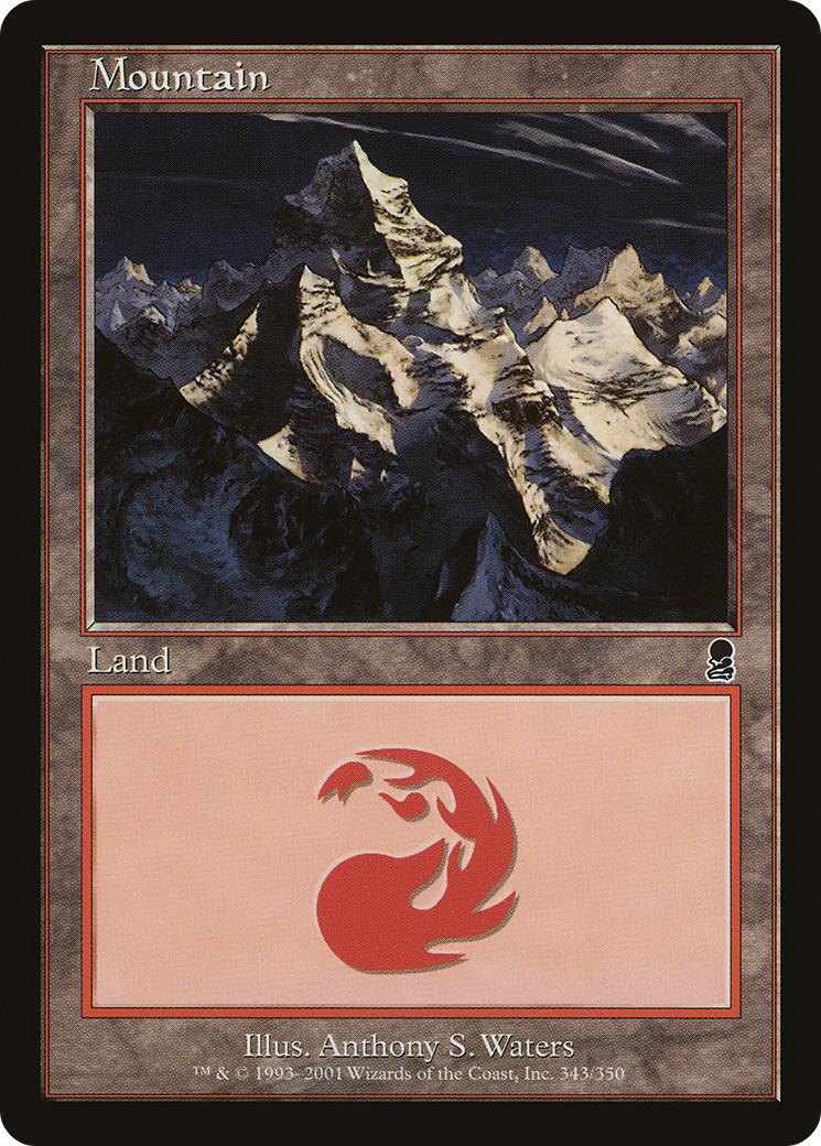 Mountain (343) Foil - Odyssey